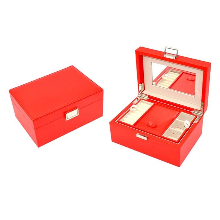 Branded Small Mirror Jewelry Box