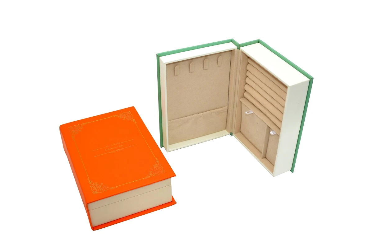 Book shaped jewellery box