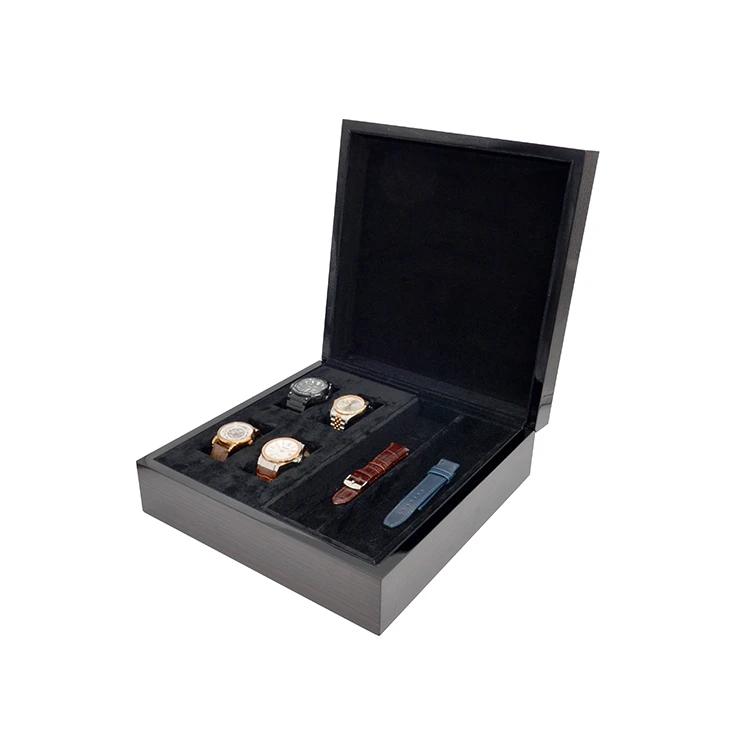 4 Slots Premium Wooden Watch Boxes