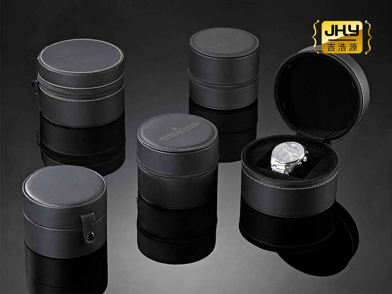 88 Black Cylindrical Watch Organiser