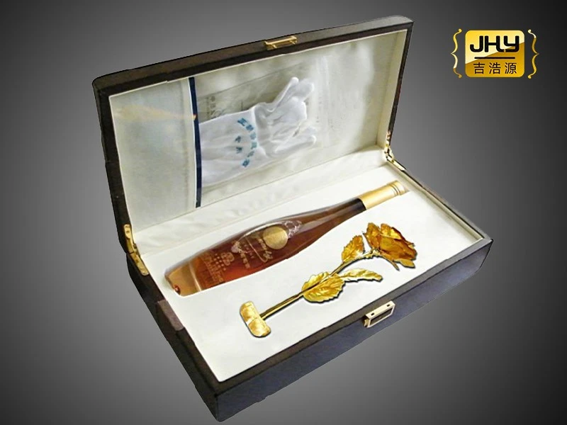 2 Black Wooden Wine Box