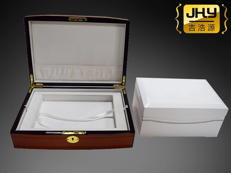 3 Wooden Lacquered Coin Box