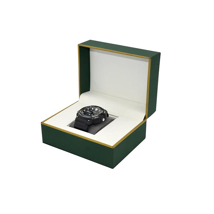 Dunkelgr&uuml;ne Kunststoffuhrbox