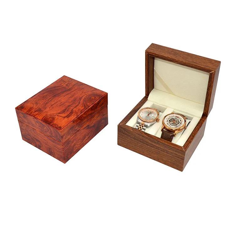 Vintage Holz Uhr Box Halter