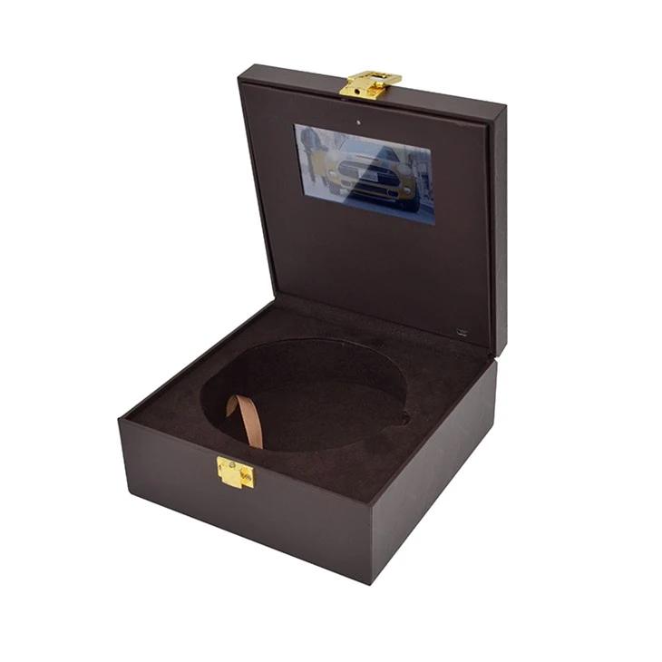Mahagoni Video Display Technologie Uhr Display Box
