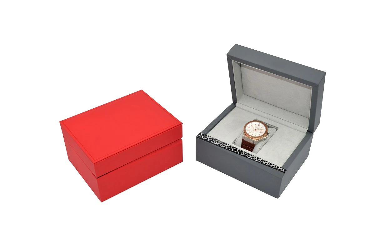 Chinese Red Watch Box