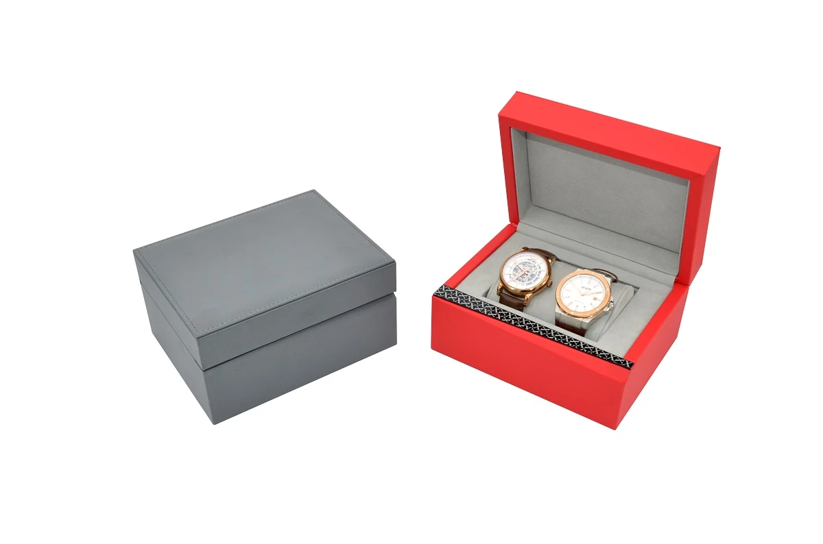 Chinese Red Watch Box