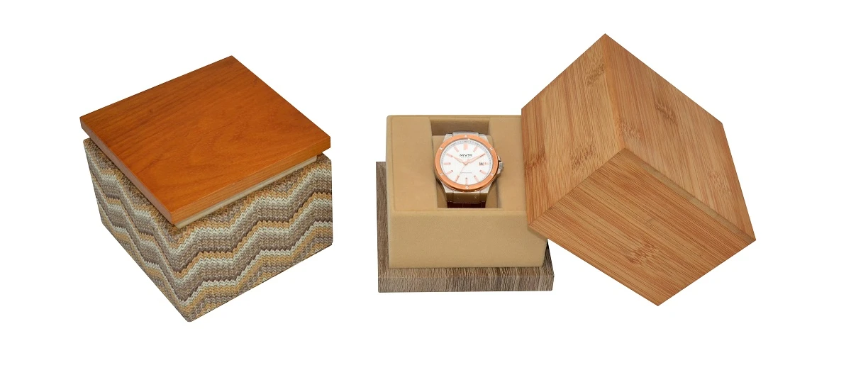 Natural Elegant Bamboo Watch Box