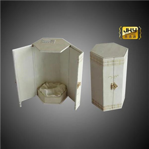 White Double Door Wine Box