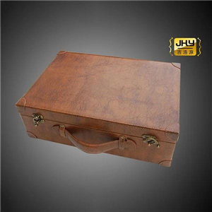 Luxury Vintage Leather Wine Box