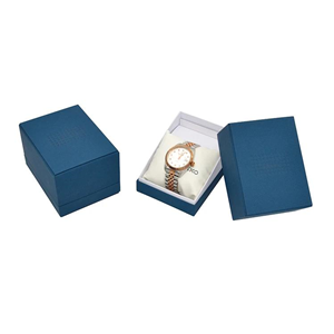 Stylish Blue Watch Box