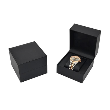 Black Plastic Watch Box