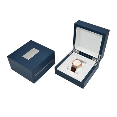 Blue Wooden Watch Box