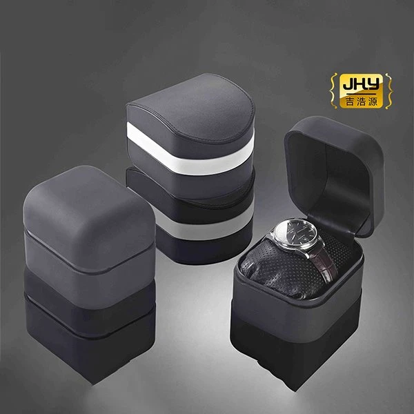 Black Round Corner Watch Box