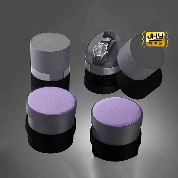 Cylinder Watch Display Box