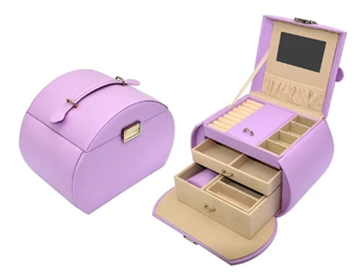 Triple Layer Leather Storage, Jewelry Organizing Artifact!