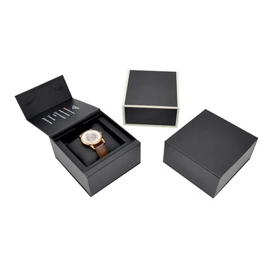 Black Paper Watch Box